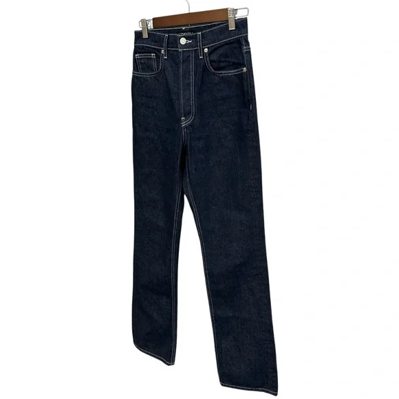 EB Denim High Rise Straight Jeans in Midnight Size 26 NWOT - Picture 4 of 13